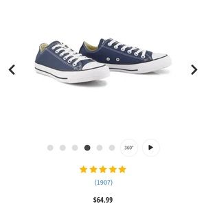 Navy blue converse